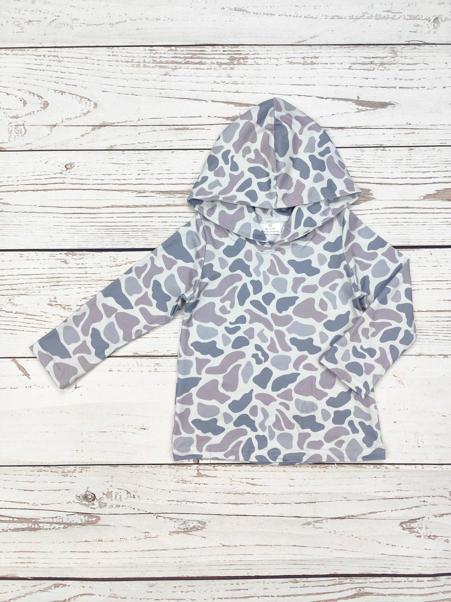 Grey Camo Hoodie