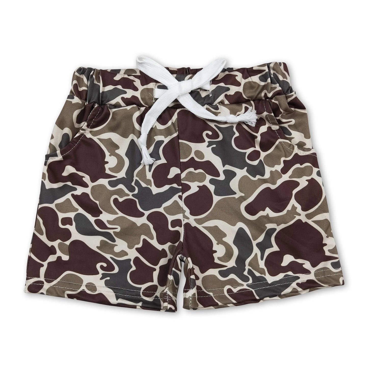 Brown Camo Shorts