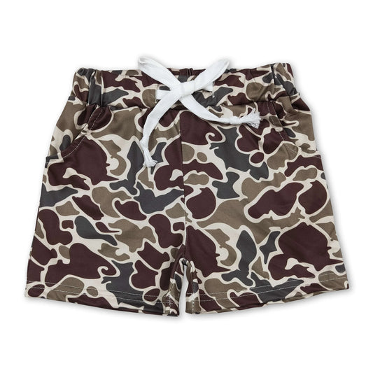 Brown Camo Shorts
