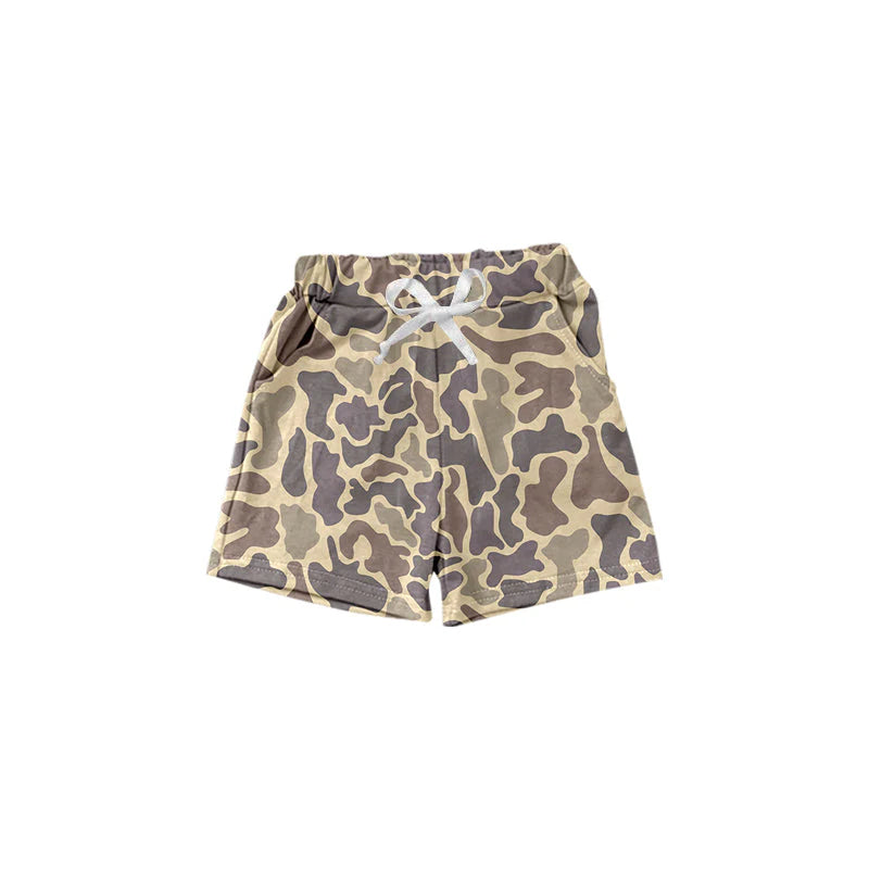 Khaki Camo Kids’ Shorts