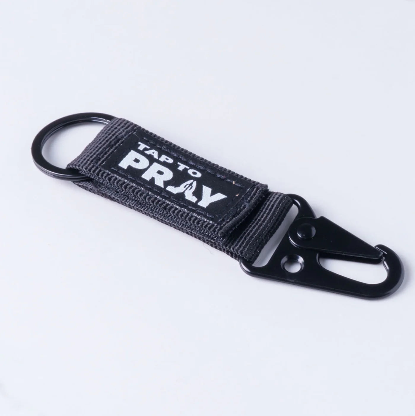TAP TO PRAY® TACTICAL CARABINER KEYCHAIN