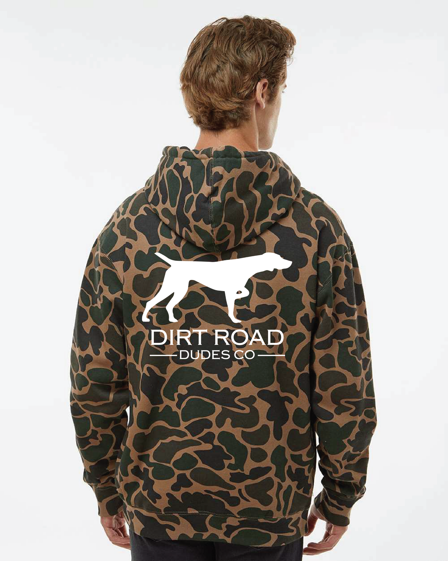 Men Brown Camo Hoodie
