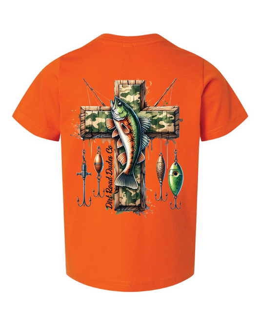 Camo Fishing Cross Tee