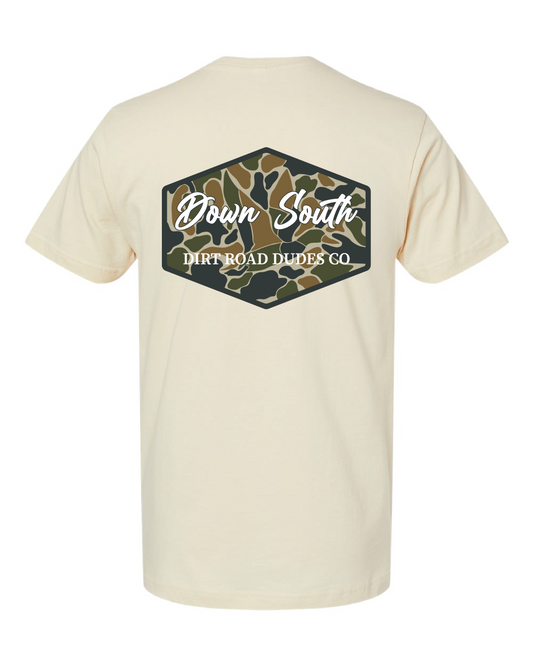 Down South Camo Patch Tee