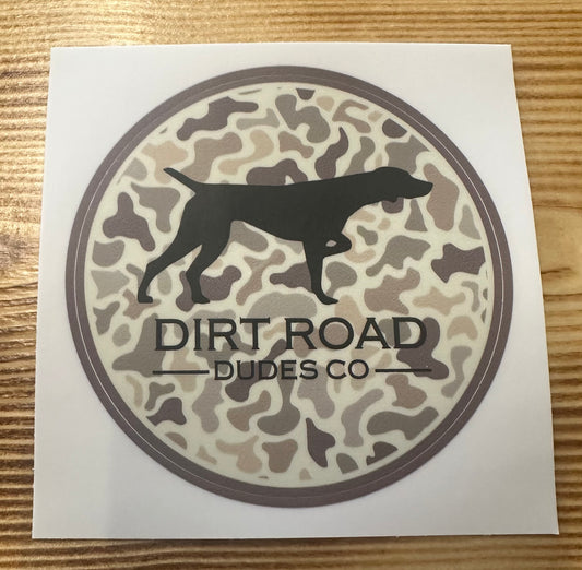 Logo Camo Sticker