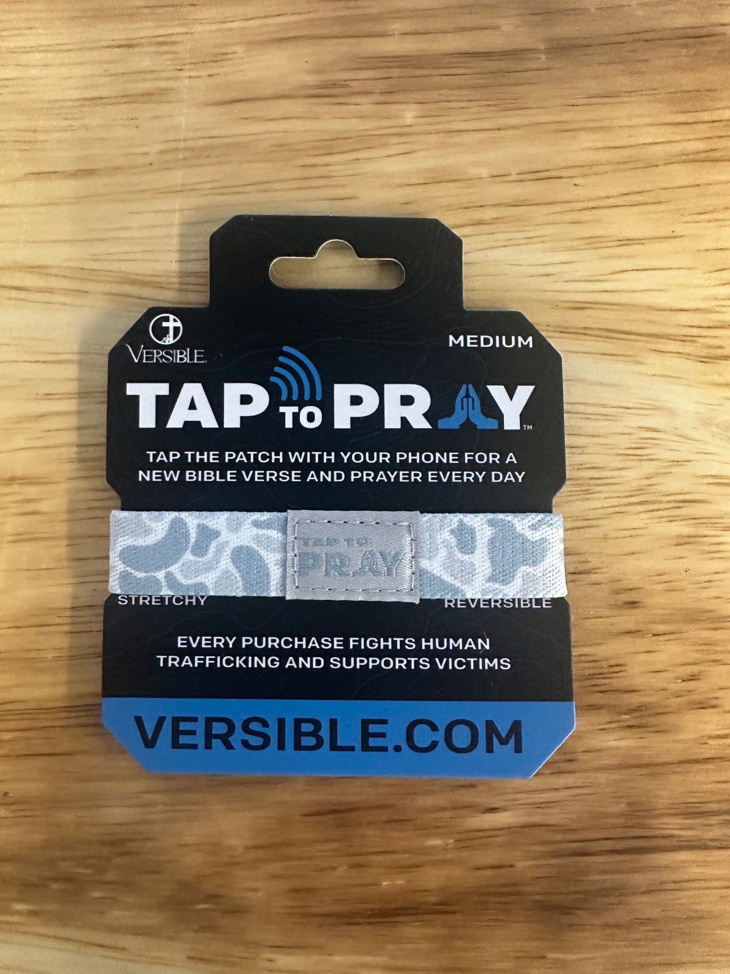 TAP TO PRAY® WRISTBAND – RIVER ROCK CAMO - ASPEN