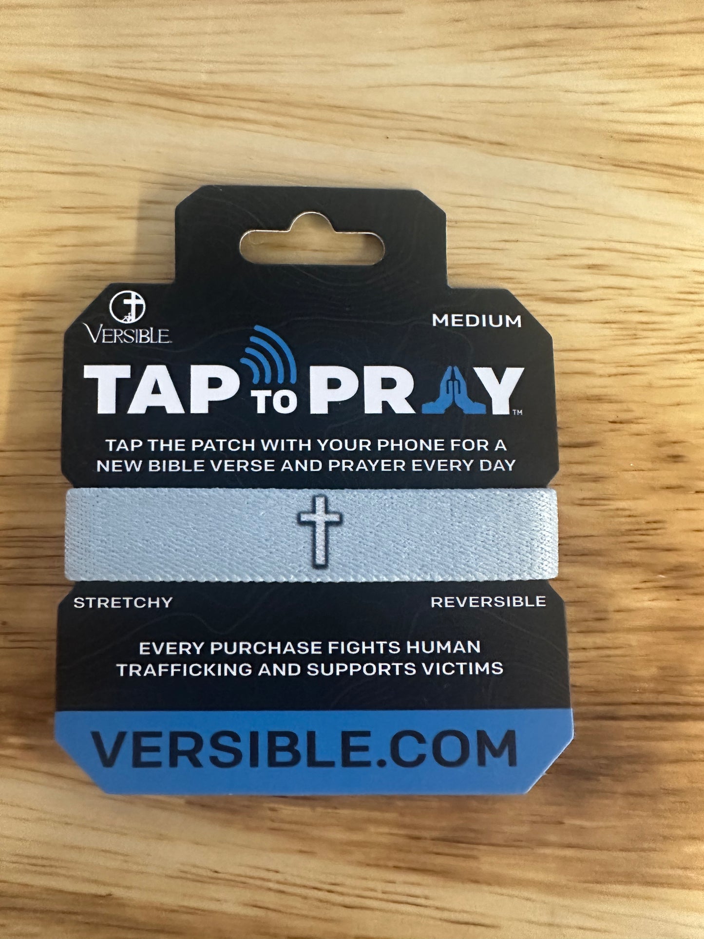 TAP TO PRAY® WRISTBAND – RIVER ROCK CAMO - ASPEN