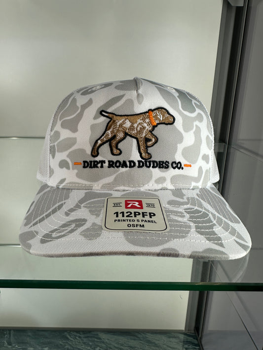 Grey Camo Pointer Hat
