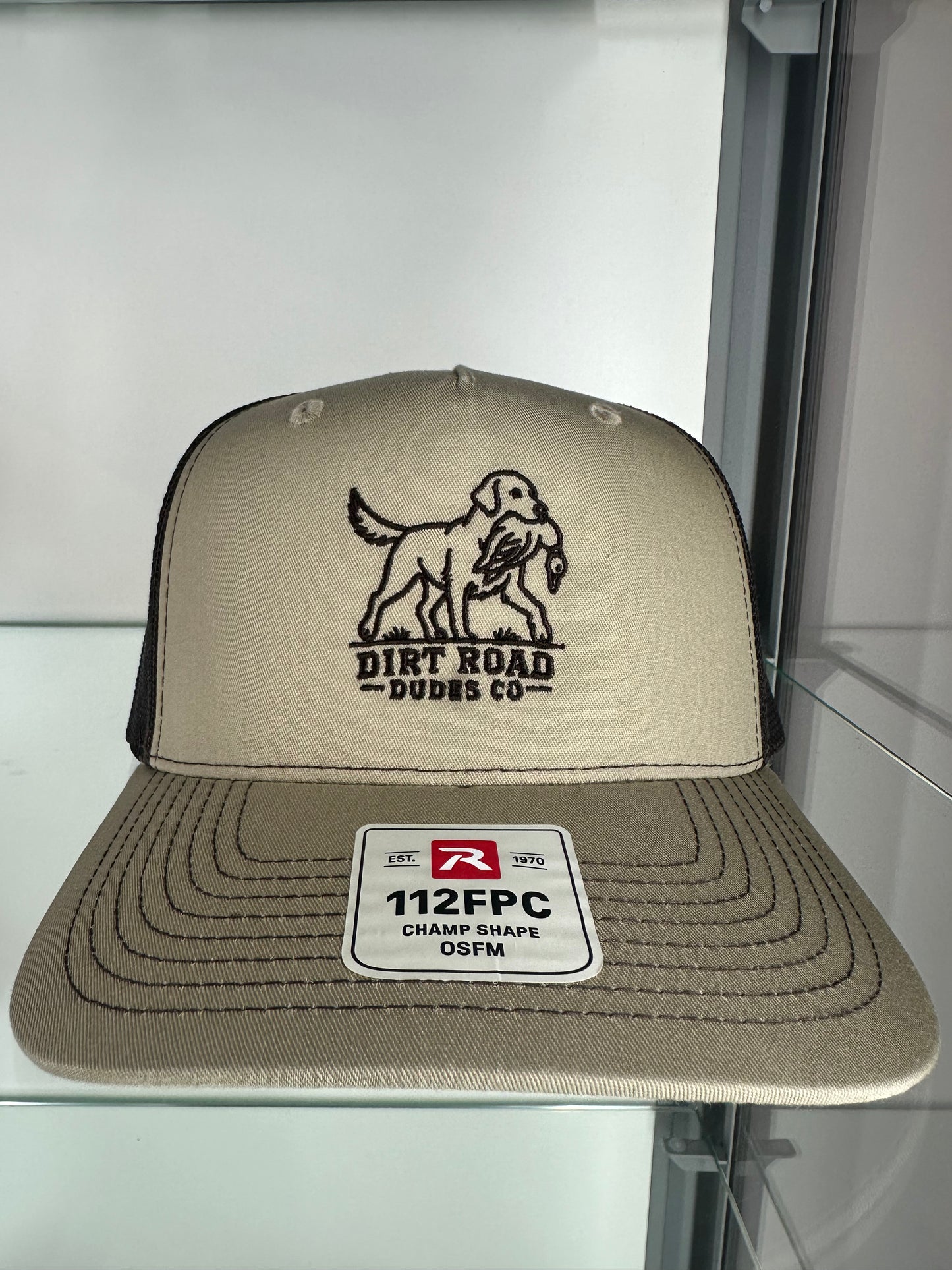 Dog with Duck Outline Hat