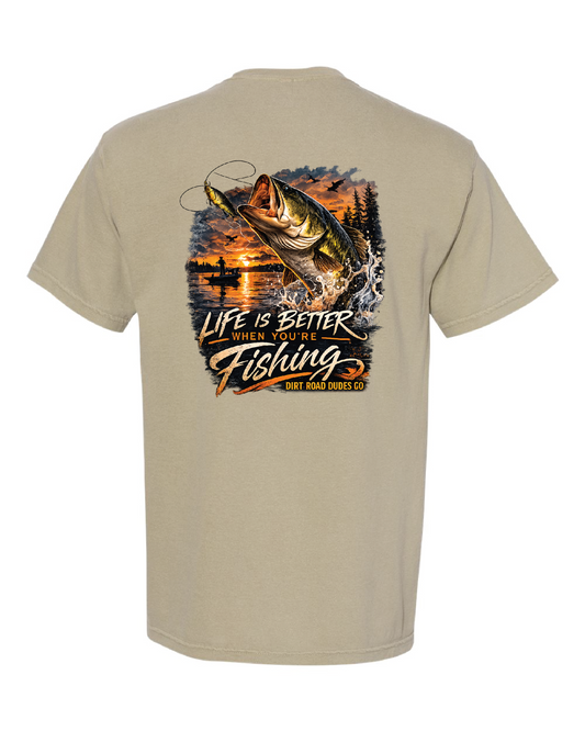 Men's Life Is Better Fishing