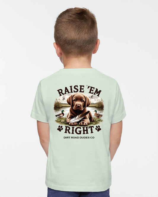 Raise 'Em Right Kids Tee