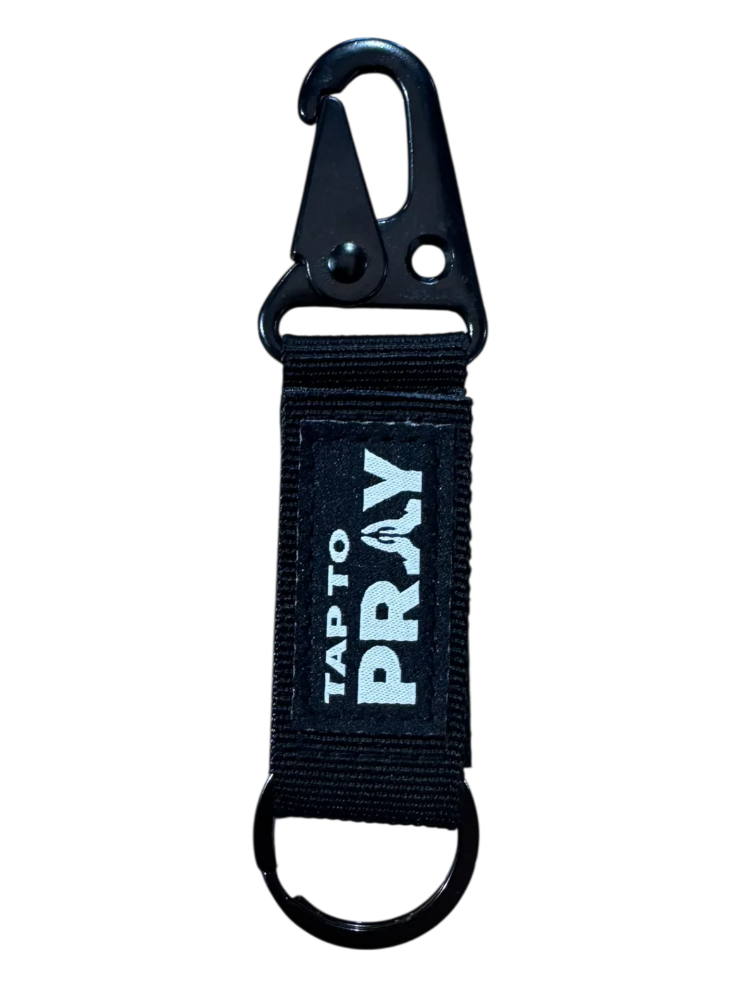 TAP TO PRAY® TACTICAL CARABINER KEYCHAIN