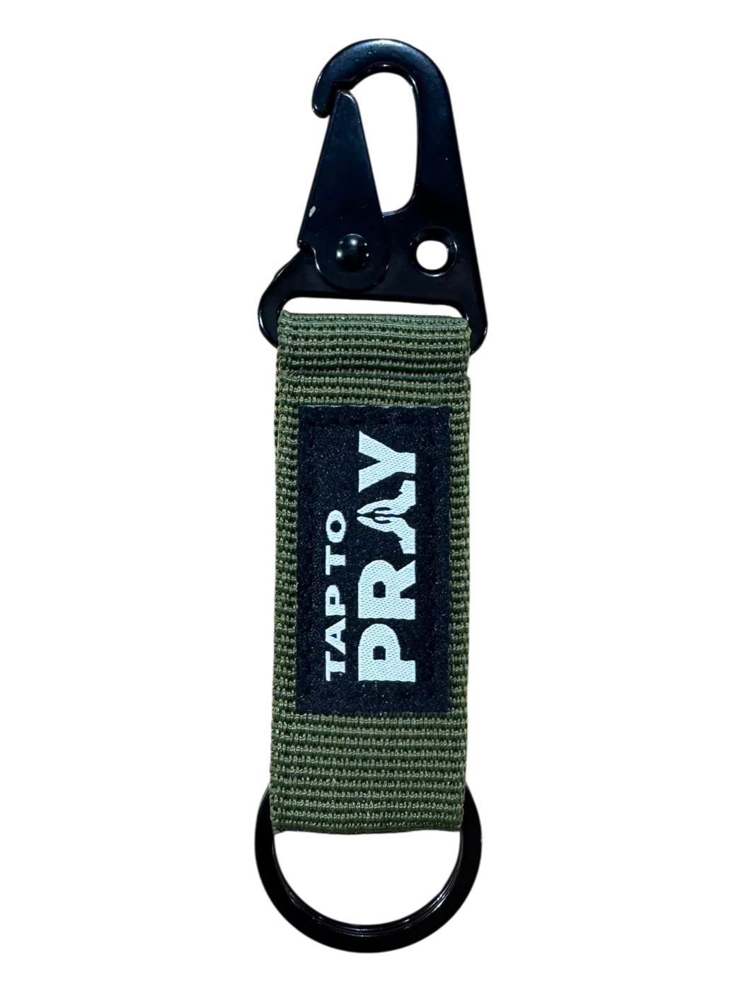 TAP TO PRAY® TACTICAL CARABINER KEYCHAIN